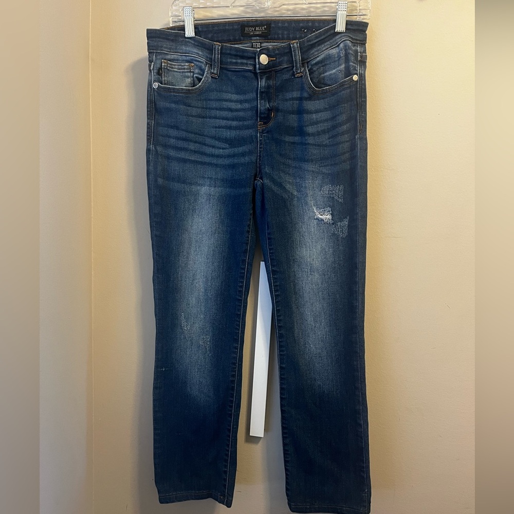 Judy blue distressed medium wash jeans size 11